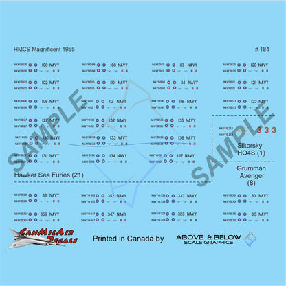184 - HMCS Magnificent Air Wing 1955