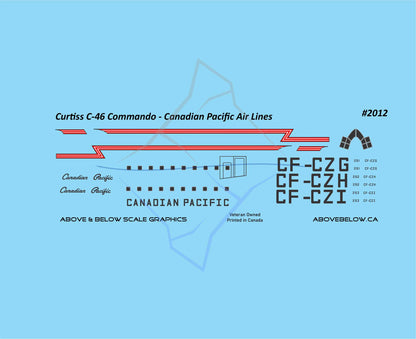 2012 - Curtiss C-46 - Canadian Pacific Air Lines