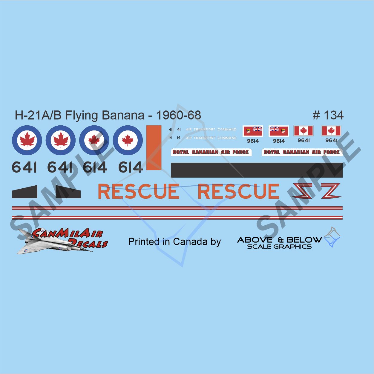 134 - Piasecki H-21A/B Workhorse "Flying Banana" - SAR New Leaf (1960-68)