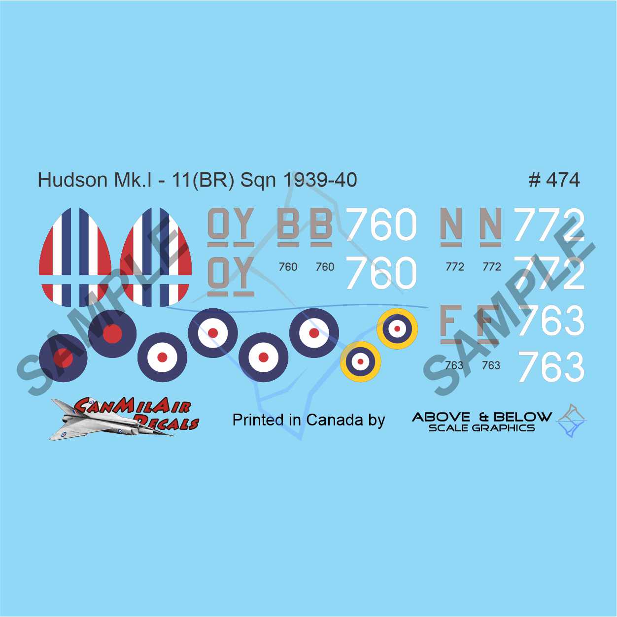 474 - Lockheed Hudson Mk.1 - 11 (BR) Sqn (1939-40)