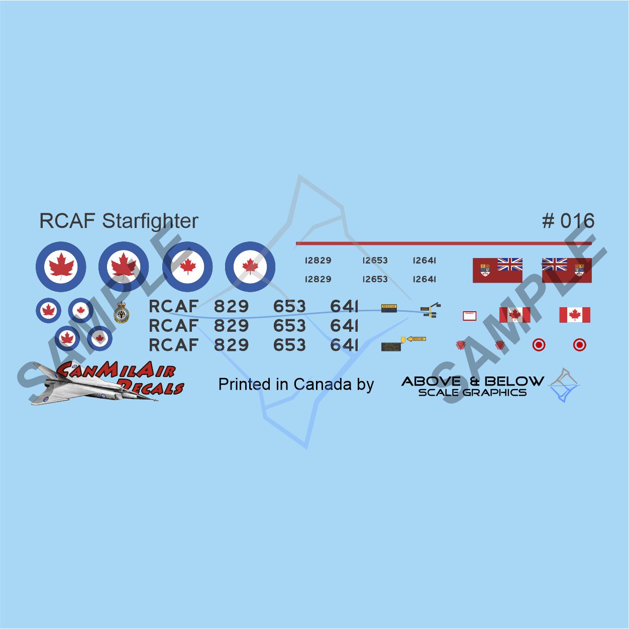 016 - Canadair CF-104 Starfighter -  RCAF (1963-66)