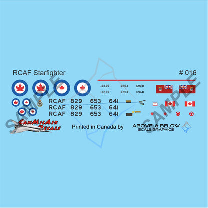 016 - Canadair CF-104 Starfighter -  RCAF (1963-66)