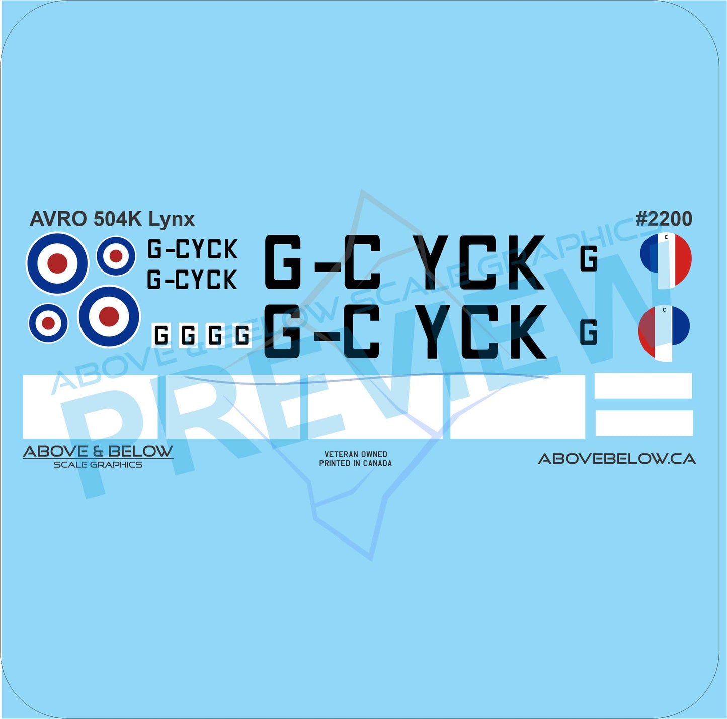 2200 - Avro 504K Lynx