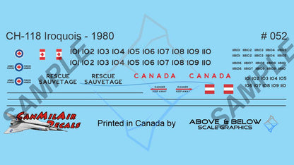 052 - Bell CH-118 Iroquois - SYM Era SAR (1980)