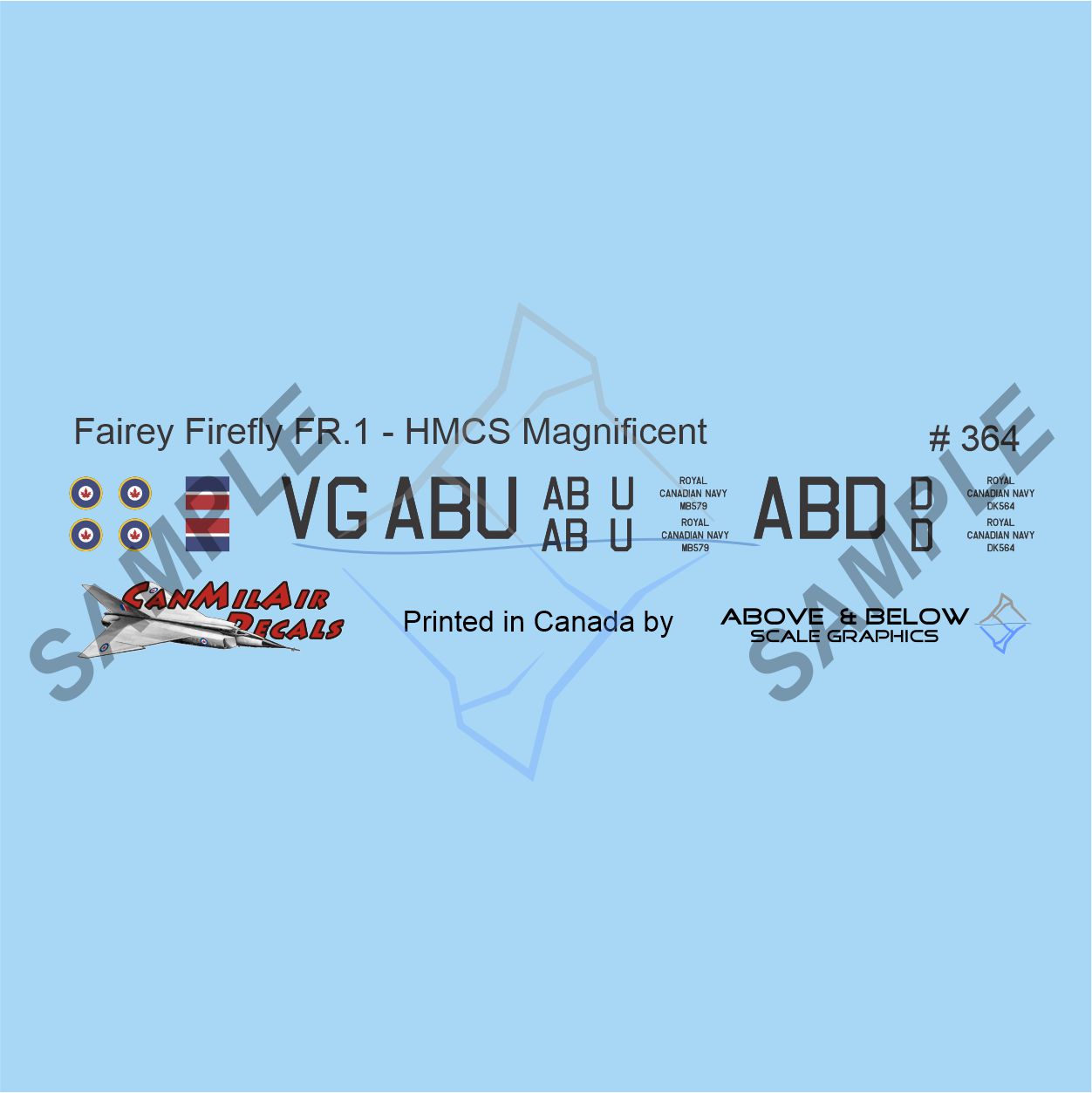 364 - Fairey Firefly FR. 1 - HMCS Magnificent (1949)