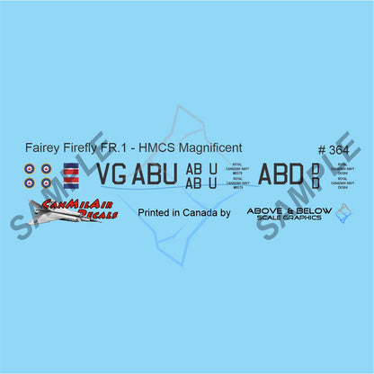 364 - Fairey Firefly FR. 1 - HMCS Magnificent (1949)