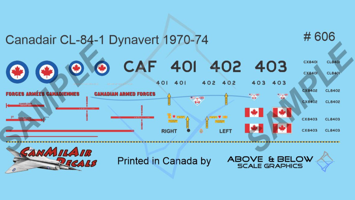 606 - Canadair CL-84 / CX-131 Dynavert (1970-74)