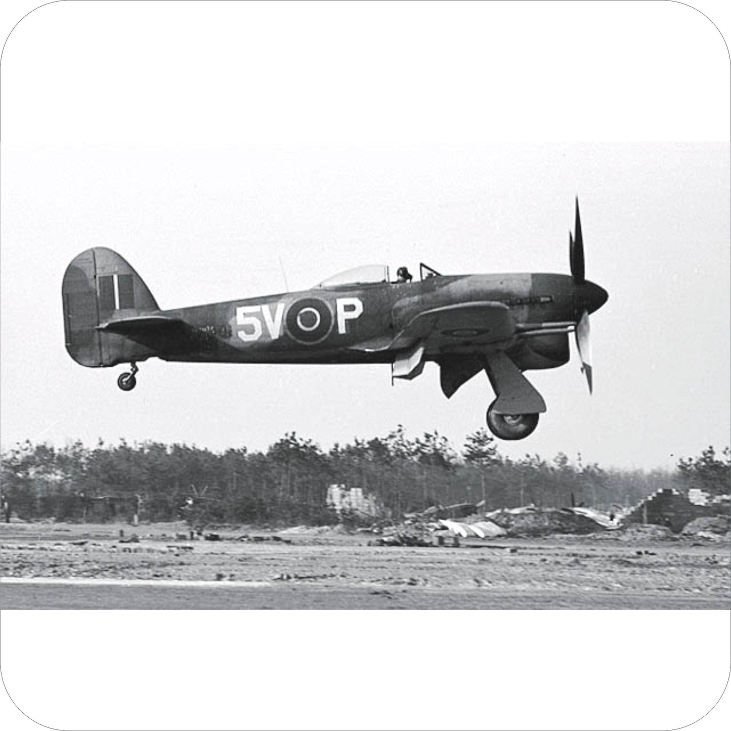 281 - Hawker Typhoon IB - 439 Sqn - F/L Clarence Shaver & F/O Hugh Fraser (1944)