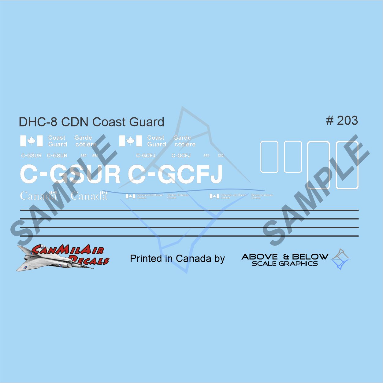 203 - DeHavilland Canada DHC-8 "Dash 8" - Canadian Coast Guard