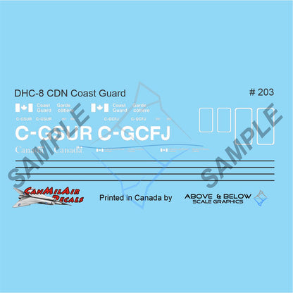 203 - DeHavilland Canada DHC-8 "Dash 8" - Canadian Coast Guard