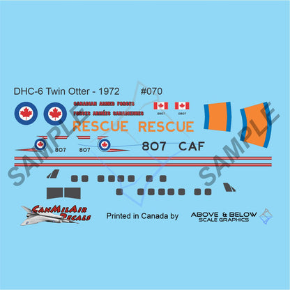 070 - DeHavilland Canada DHC-6 / CC-138 Twin Otter - CAF (1972)
