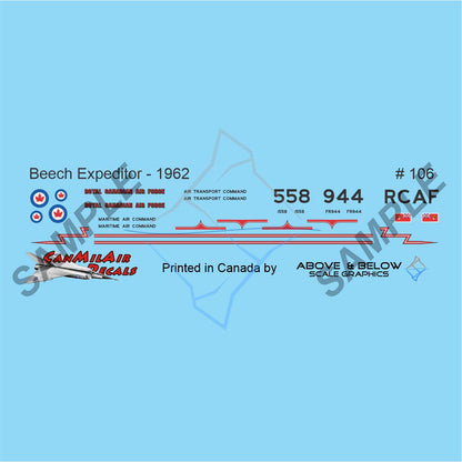 106 - Beechcraft C-45 Mk3 Expeditor - RCAF (1962)