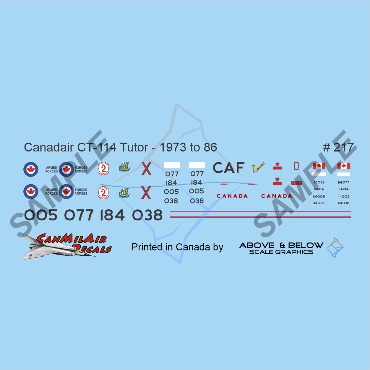 217 - Canadair CT-114 Tutor - SYM (1973-86)