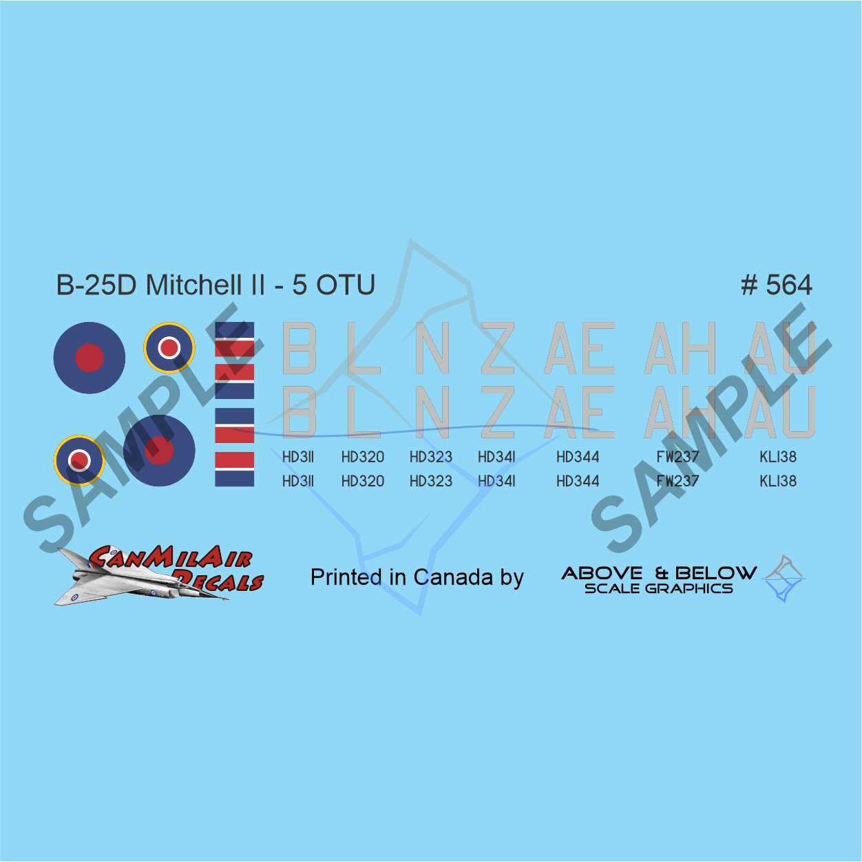 564 - North American B-25 Mitchell - 5 OTU, Boundary Bay (1944-45)