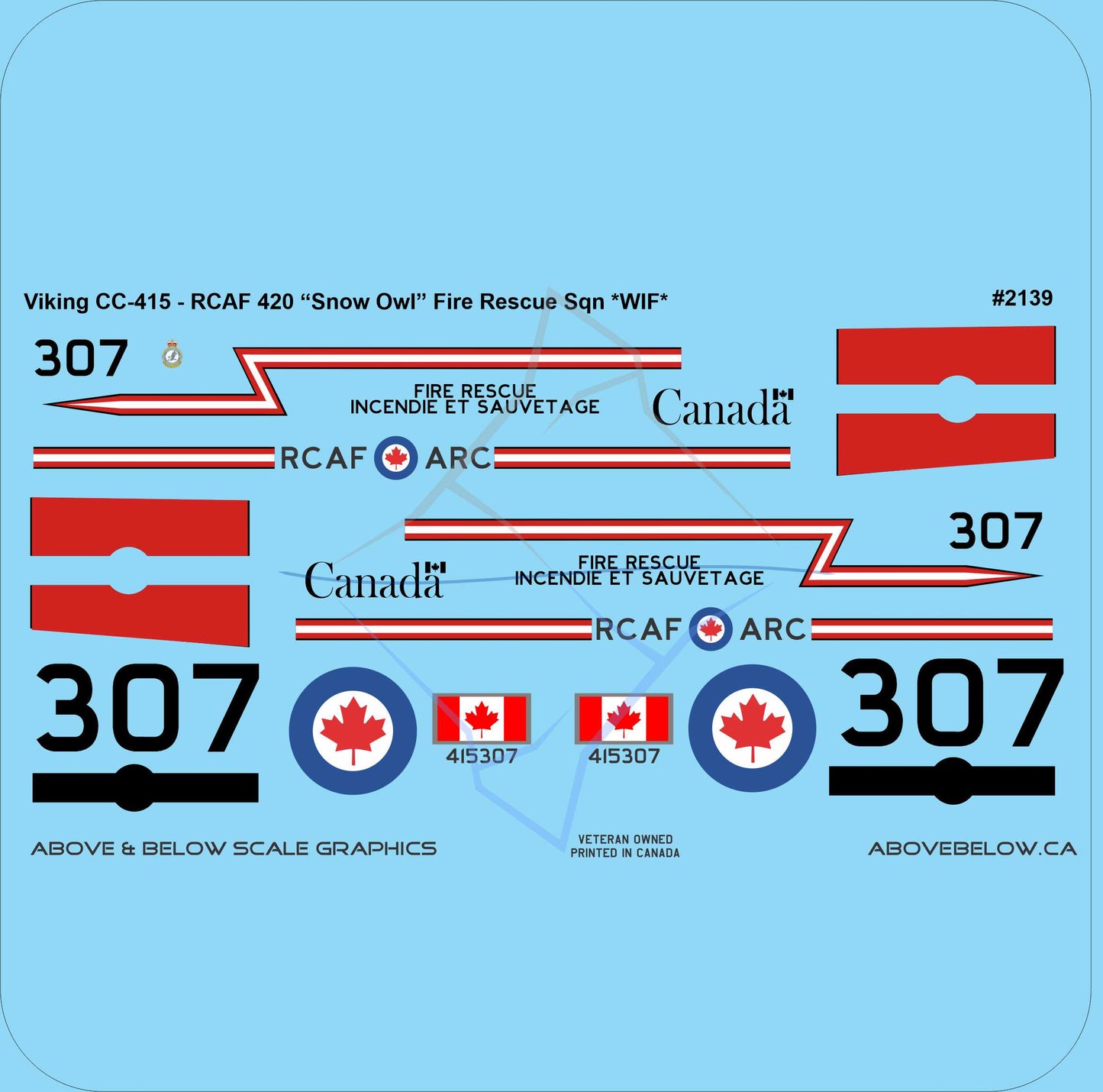 2139 - Viking CC-415 - RCAF 420 Fire & Rescue Squadron *WIF*