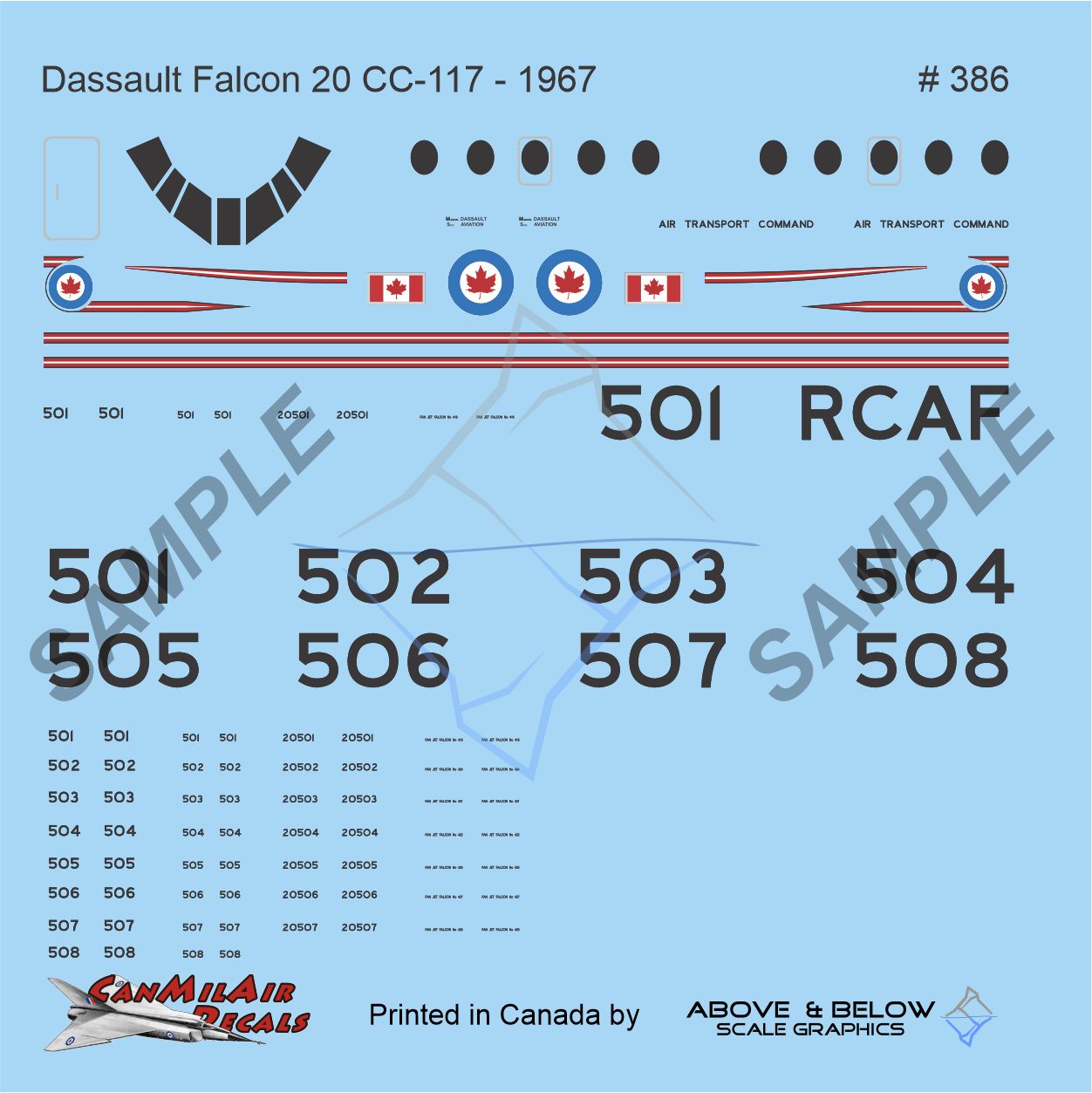 386 -  Dassault Falcon 20 / CC-117 (1967)