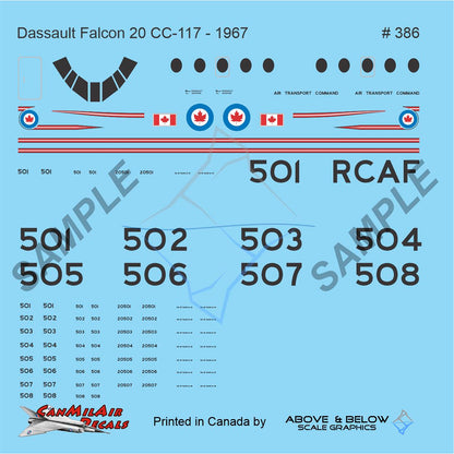 386 -  Dassault Falcon 20 / CC-117 (1967)