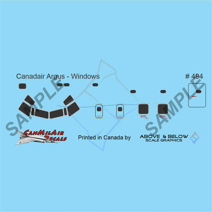 494 - Canadair Argus - Windows and Doors