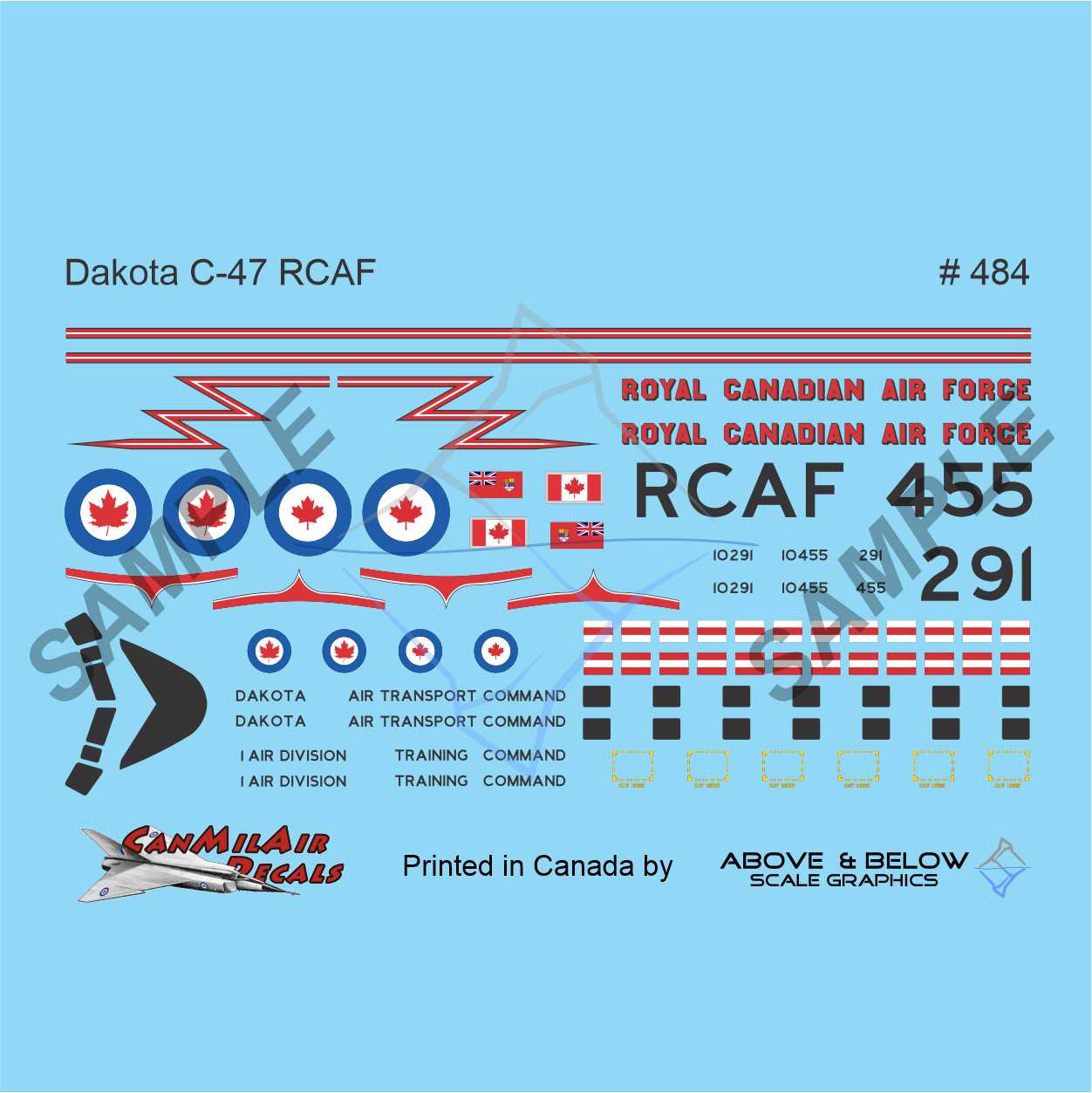 484 - Douglas C47 Dakota - RCAF