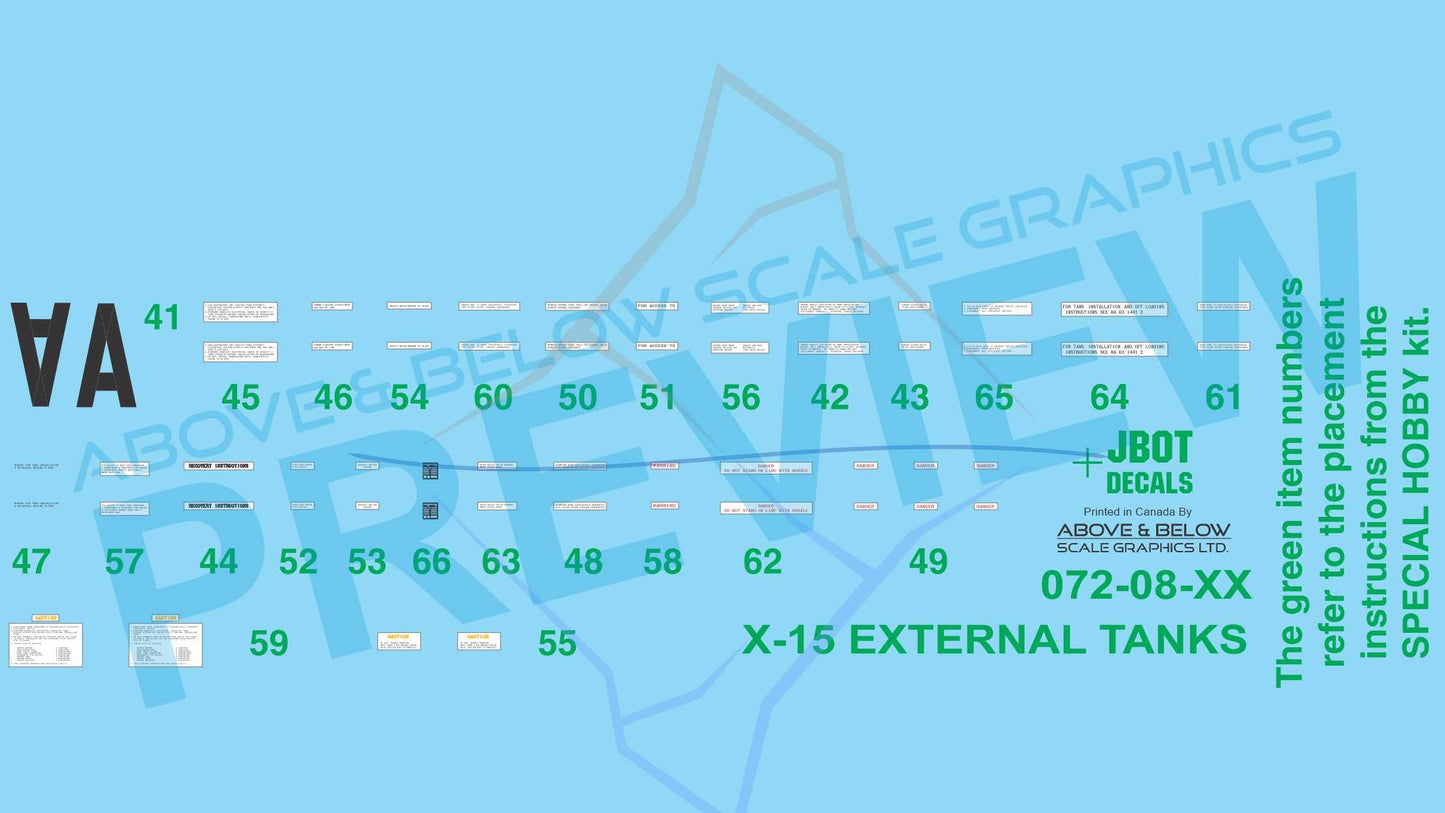 1015 - North American X-15 - Drop Tanks