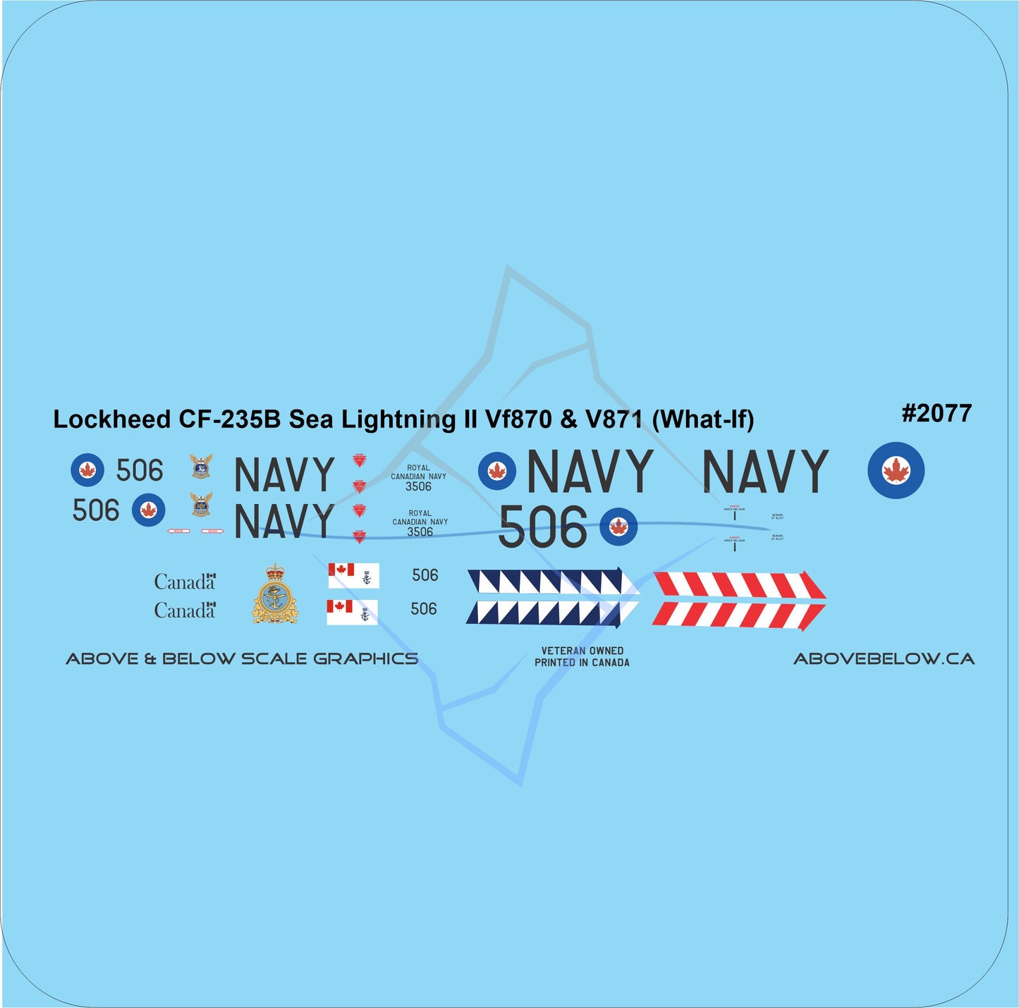 2077 - Lockheed F35B Lightning II - RCN VF870 & 871 Sqn *What-If*