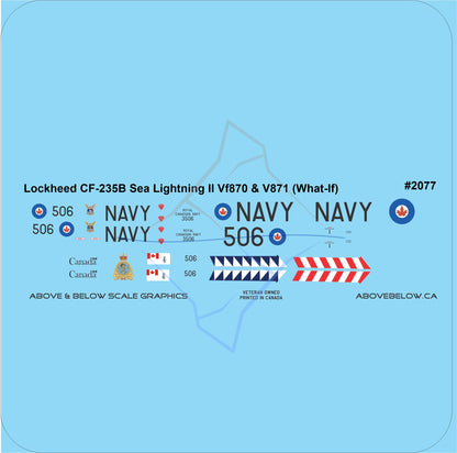 2077 - Lockheed F35B Lightning II - RCN VF870 & 871 Sqn *What-If*