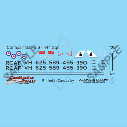 291 - Canadair Sabre Mk. 6 - 444 Sqn (1955)