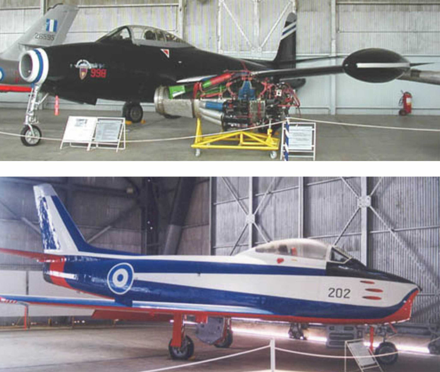 1036 - Greek Air Force - Republic F-84 ACES FOUR, & North American F-86 HELLENIC FLAME