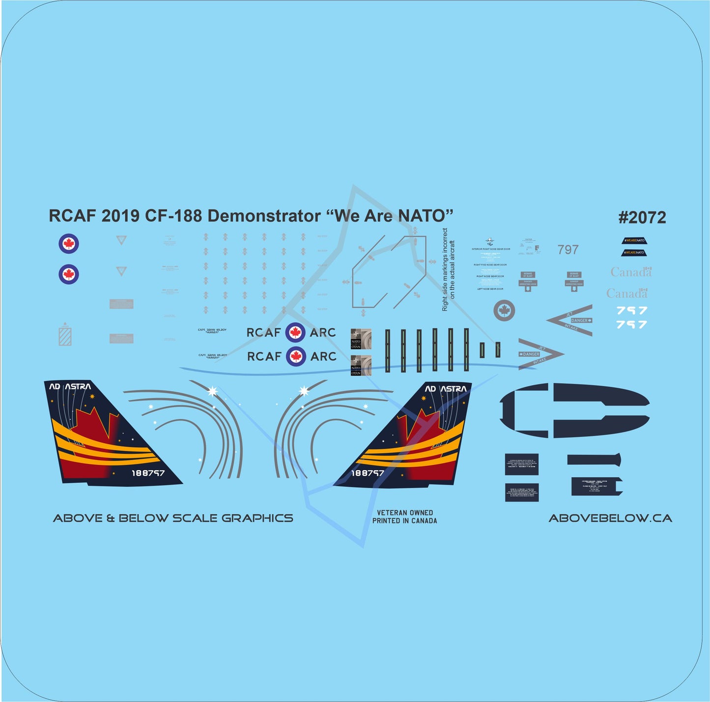 2072 - McDonnell CF-188 Hornet - 2018 Demonstrator 'We Are NATO'