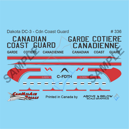 336 - Douglas Dakota DC-3 -  Canadian Coast Guard