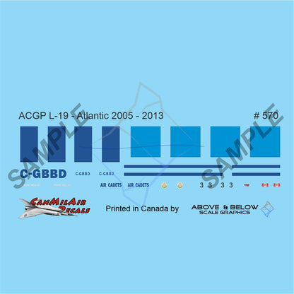 570 - Cessna L-19A/E - ACGP Atlantic Region 'C-GBBD' (2005-13)