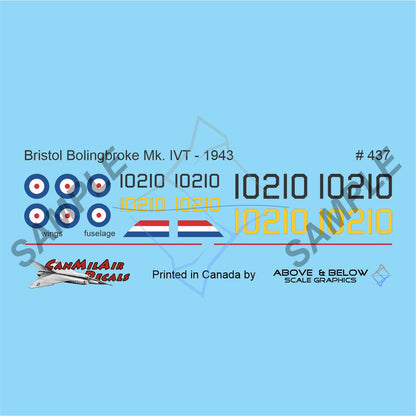 437 - Bristol Bolingbroke Mk.IVT - Target Tug (1943)