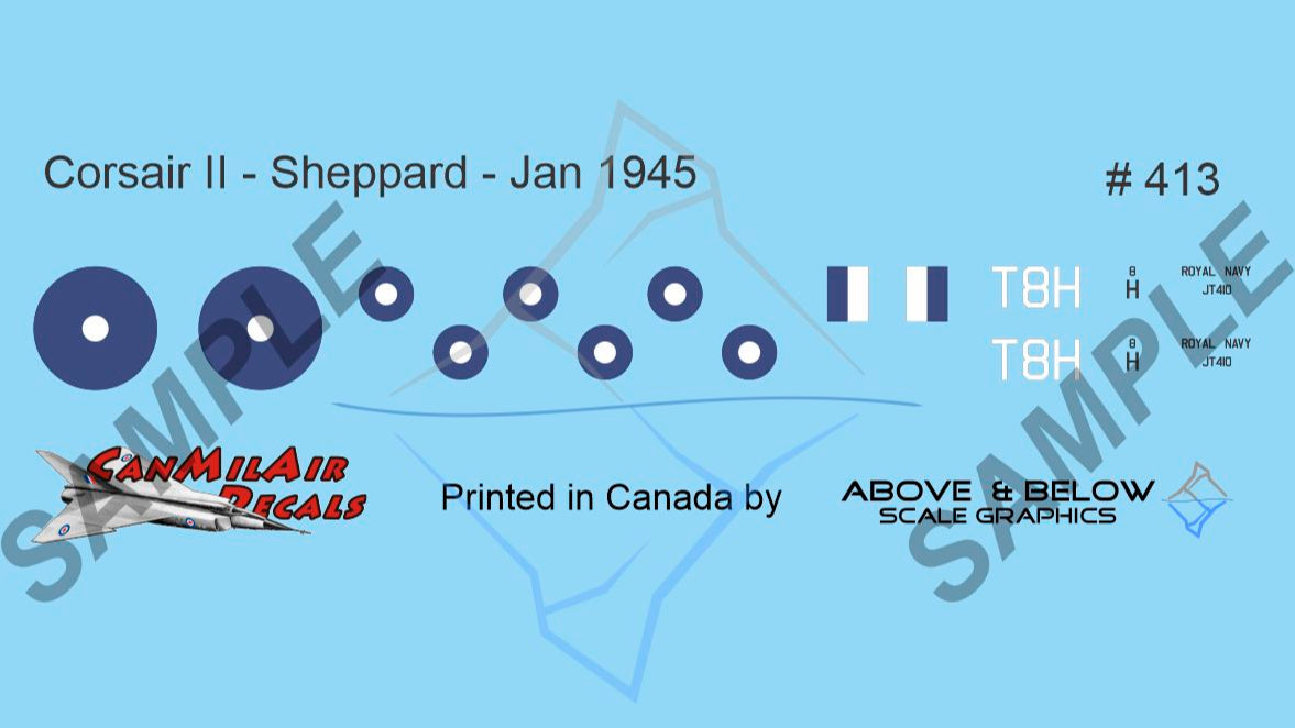 413 - Vought F4U Corsair II - Fleet Air Arm - Don Sheppard