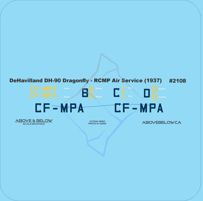 2108 - DeHavilland DH-90 Dragonfly RCMP Air Service (1937)