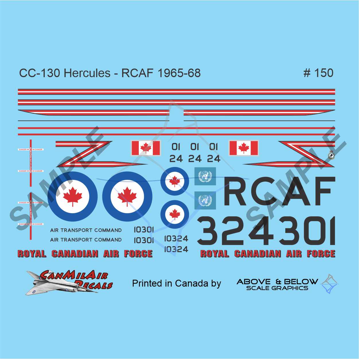 150 - Lockheed C-130B/E Hercules - RCAF New Leaf (1965-68)