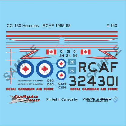 150 - Lockheed C-130B/E Hercules - RCAF New Leaf (1965-68)