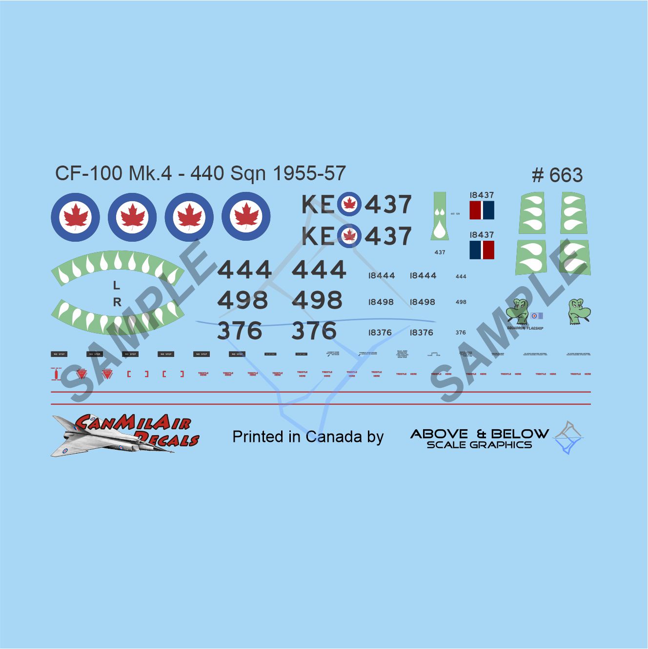 663 - Avro CF-100 Canuck Mk. 5 - 440 Sqn (1955-57)