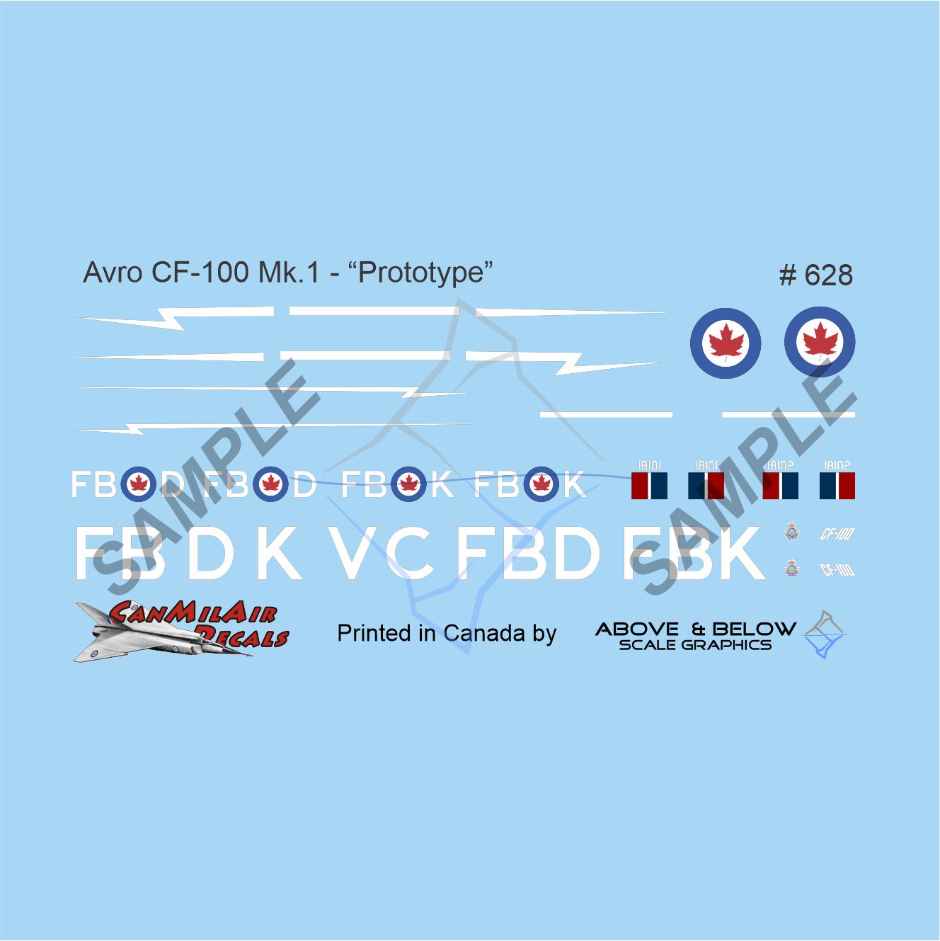 628 -  Avro CF-100 Canuck Mk. 1 Prototype