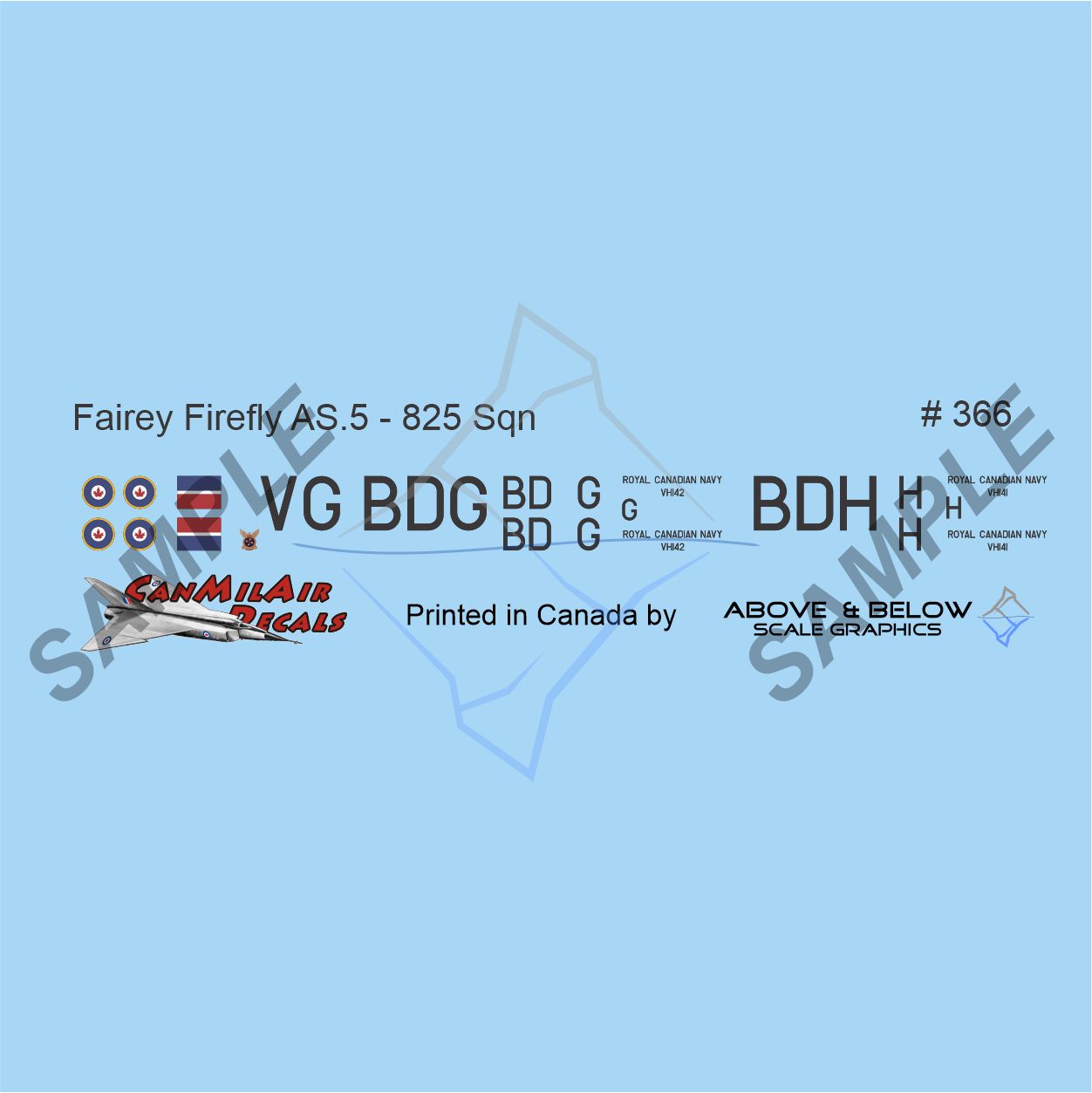 366 - Fairey Firefly AS.5 - 825 Sqn (1950)