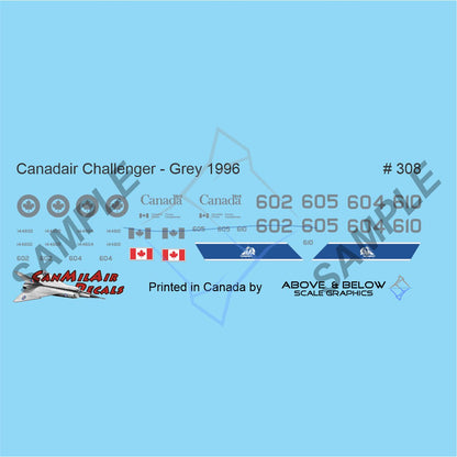 308 - Canadair Challenger 600 / CC-144 - FIP OA Grey