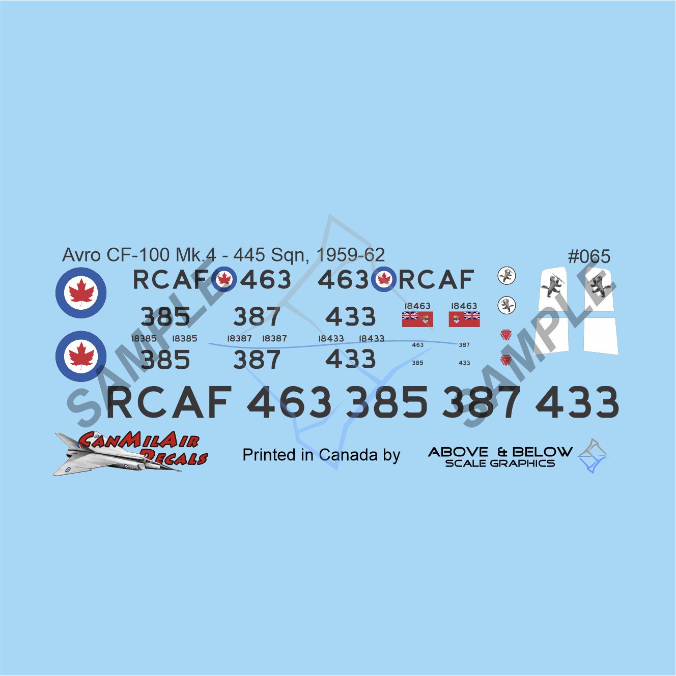 065 - Avro CF-100 Canuck Mk. 4B - 445 Sqn