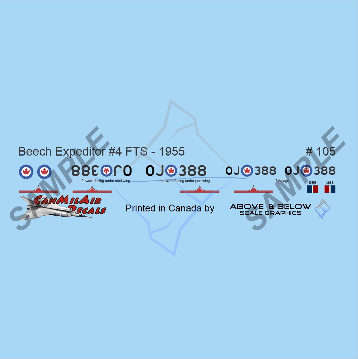 105 - Beechcraft C-45 Expeditor - 4 FTS (1955)