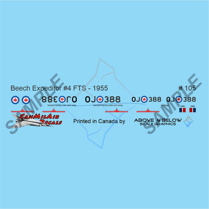 105 - Beechcraft C-45 Expeditor - 4 FTS (1955)