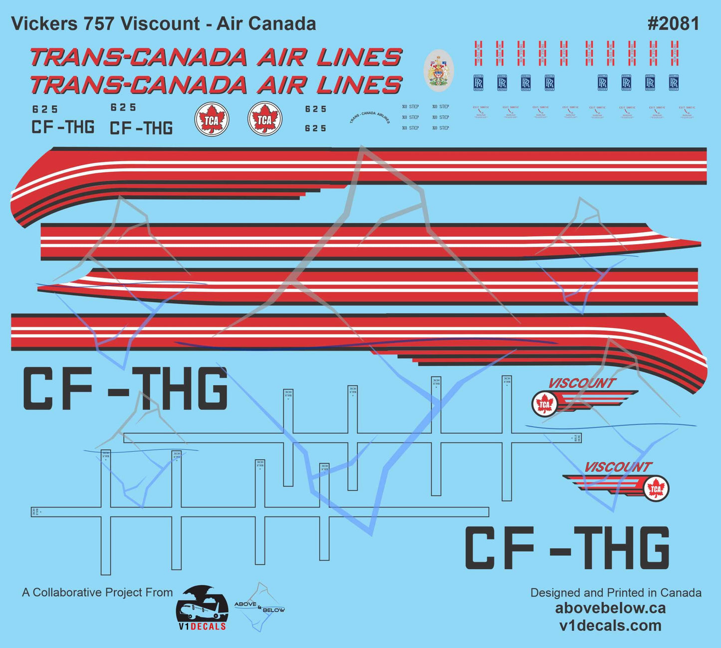 2081 - Vickers 757 Viscount - TCA