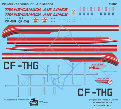 2081 - Vickers 757 Viscount - TCA