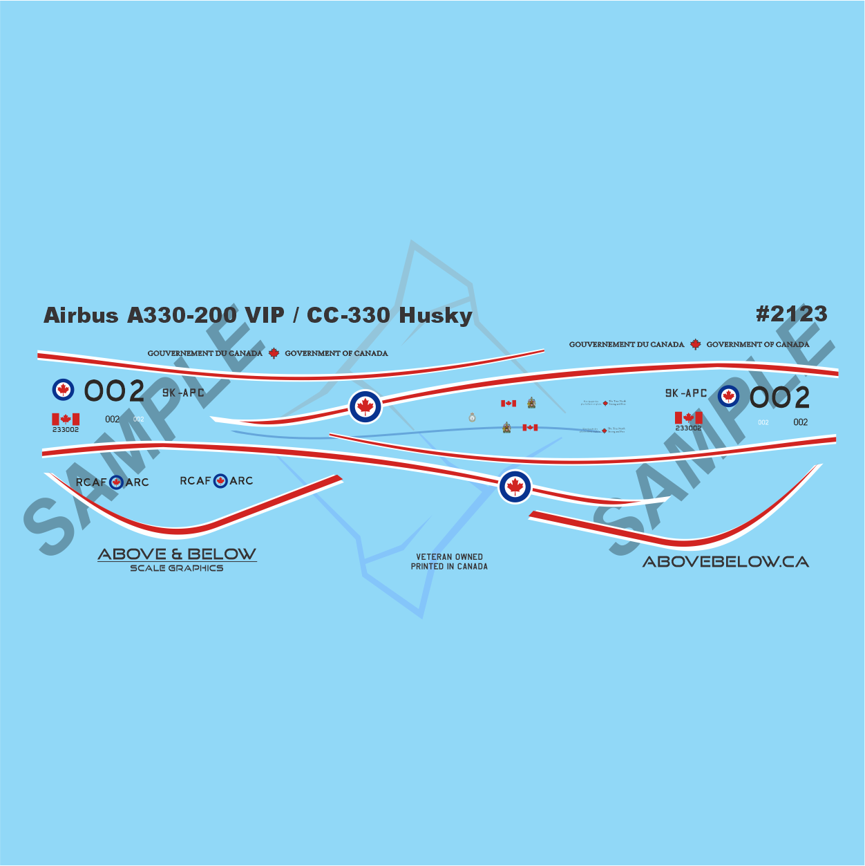 2123 - Airbus A330-200 VIP  / CC-330 Husky