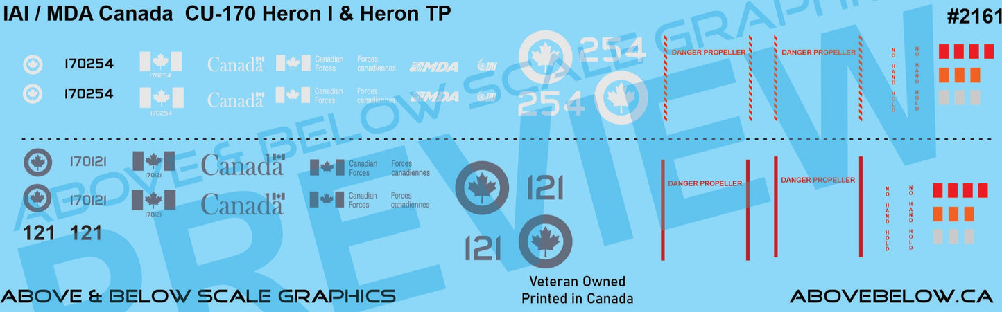 2161 -  IAI/MDA CU-170 Heron I & TP - Afghanistan
