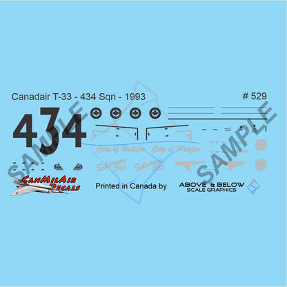 529 - Canadair CT-133 - 434 Sqn - Special 50th Anniv. "City of Halifax" livery.