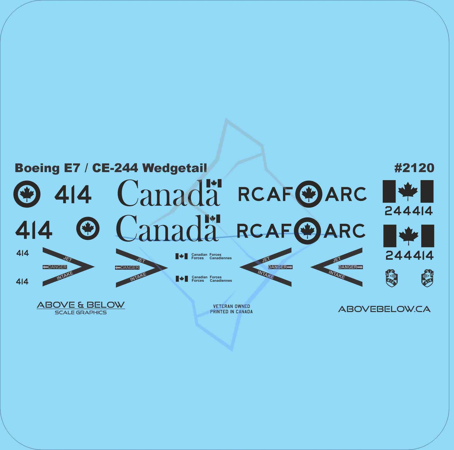 2120 - Boeing E7 / CE-244 Wedgetail - 414 Squadron *Fictional What-if*
