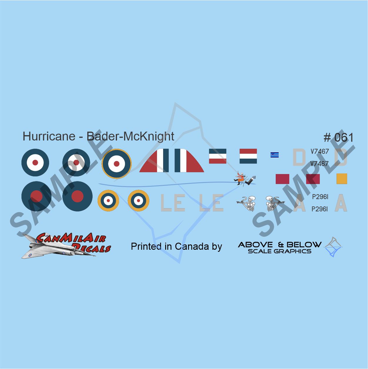 061 - Hawker Hurricane - "Battle of Brittan" - RAF 242 Sqn. Bader & McKnight